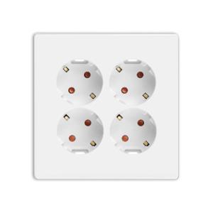 매립콘센트 4구 콘센트 D2 화이트