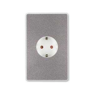 매립콘센트 1구 콘센트 D4 화이트& 로즈골드