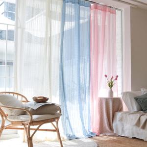 포홈 사브레 레이스 거실커튼 3color