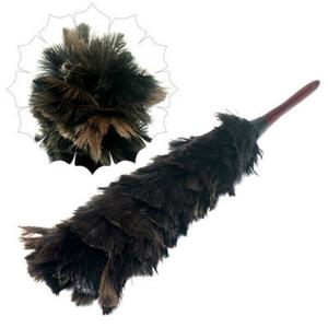 [슈미즈]고급 천연 타조털 롱 털이개/길고 풍성한 먼지털이개