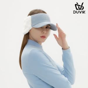 듀빅 여성 코듀로이 귀달이 퍼 썬바이저 DD4WAP781SB