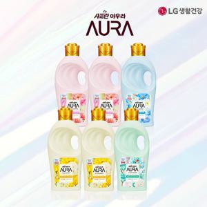 샤프란 아우라 고농축 섬유유연제 1L * 6통