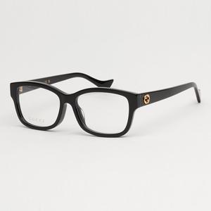 구찌 안경테 GG1259OA 001 명품 인터로킹 G 블랙 뿔테 아시안핏