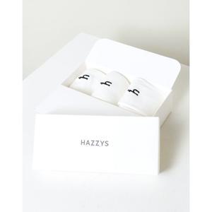 [헤지스]HJSS5F111I2_남성 화이트 솔리드 중목 양말 3족 세트