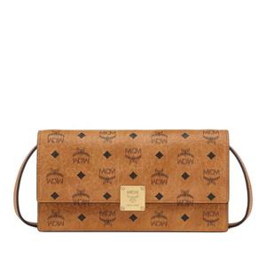 엠씨엠 로고 패턴 플랩 숄더 백 MYLFATA01 CO