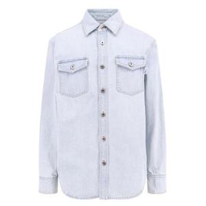 26 SS 보테가 베네타 엑스트라 블리치드 데님 오버셔츠 813505V4ZR0