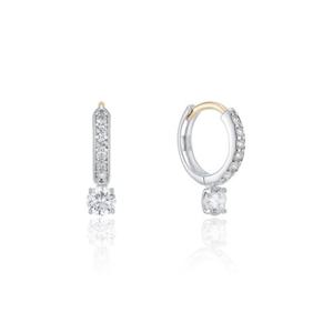 로이드 LLOYD 포인트 테니스 10K 원터치 링 귀걸이(M) LOTP2011T