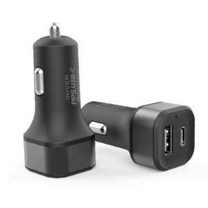 아이리버 48W PD 차량용 고속충전기 블랙 IHA-CPD48W 2PORT/CtoC케이블포함 개(1개입)