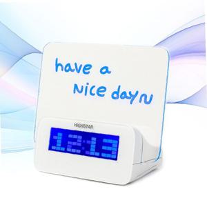 LED 네온 디지털 시계 메세지보드 탁상시계