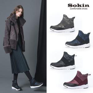 소킨 삭스st 스트랩 패딩퍼부츠/스니커즈