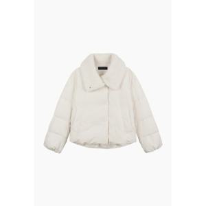 [시슬리]하이디 카라 하프 패딩 SAPD39561