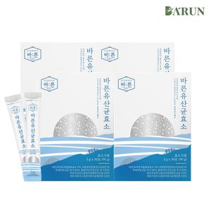 [바른] 저분자 프로바이오틱스 생유산균 효소 30포x4박스(총 120포)