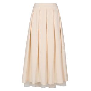 (레코브) 쉬폰 배색 주름 스커트(LC61C3SK509X)