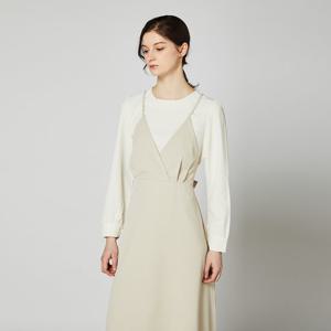 [보니스팍스(여성의류)]뷔스티에 레이어드형 롱 원피스 (XO2OP017M0)