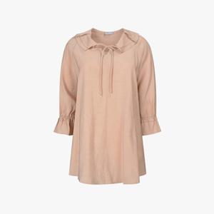 (아날도바시니) 리본 프릴카라 블라우스 (AV04BL07M)