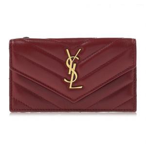 [생로랑] 여성 모노그램 로고 카드지갑 612808 AAA44 6008