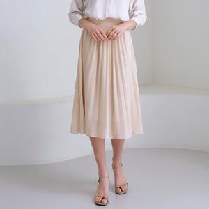 (아날도바시니) 쉬폰 플리츠 스커트 (AV05SK71C)