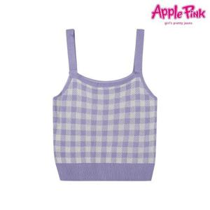 [애플핑크]체크패턴 니트 뷔스티에 (APK7R510GSV)
