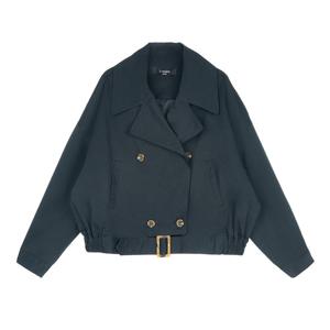 (레코브) 허리버클숏 트렌치 코트(LC61B9BY506X)