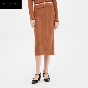 [시슬리]르누 케이블 니트 스커트_SAKS01341