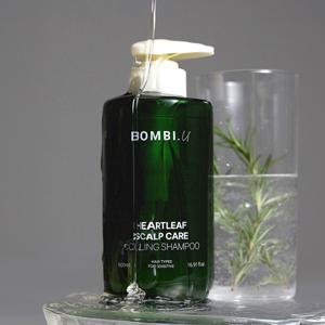 봄비유 어성초 티트리 민감성 두피 쿨링 케어 샴푸 500ml