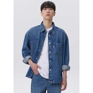 [플랙진] 오버핏 셔츠 자켓 PWTH1LSL01M