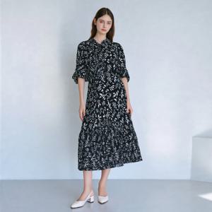 (아날도바시니) 플로랄 쉬폰 원피스(AX06OP25M)