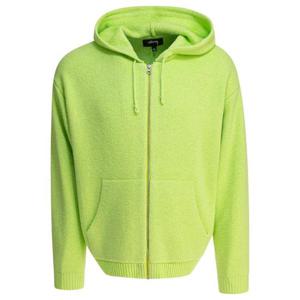 스투시 남성 그린 짚업 후드 1172610319 FADED LIME