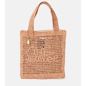 끌로에 Summer Banana 라피아 이펙트 토트 백 P01016763