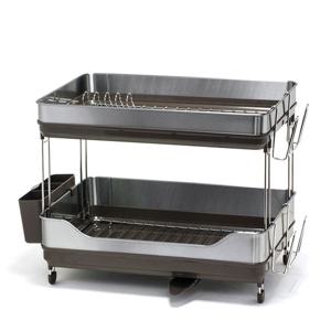 스토피아 프리미엄 수저통 스텐 식기건조대 2단 B형