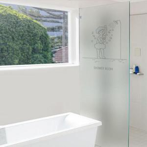 아트박스/꾸밈 ca684_m-무점착유리시트_버블버블샤워룸_유리문시