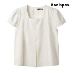 [보니스팍스(여성의류)]스퀘어넥 퍼프 반팔 블라우스 (XP5SH009M0)