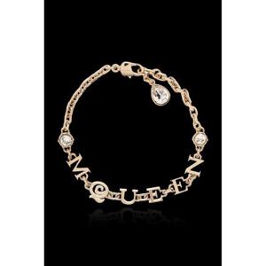 알렉산더 맥퀸 로고 레터링 장식 팔찌 836402J161C 1035 TP943337548