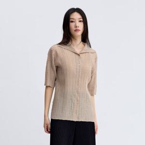 [플리츠미][플리츠미] 카라 폴딩 버튼 자켓_PPJKM025024