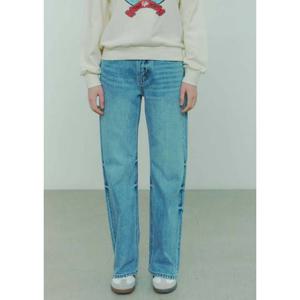 [플랙진]여성 플레어 데님팬츠 M06 미드 워시드 (PJTF5LCK065)