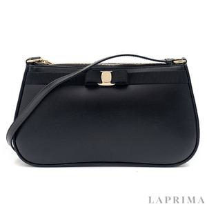 [FERRAGAMO] 페라가모 바라 보우 숄더백 21-1984 NERO 754562