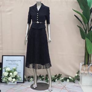 [미니멈]MD 투피스 스타일 페플럼 샤 원피스  MD MYBAWO4010_CJ