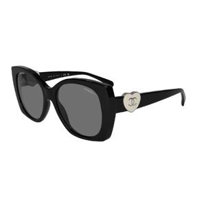 샤넬 하트 선글라스 스퀘어 화이트로고 CH5519 A71589 C501S4