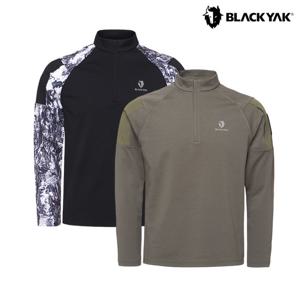 블랙야크 남성 택티컬 컴뱃셔츠 등산 전술 반집업 기능성 티셔츠 1BYZTFU006