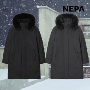 네파 남성 겨울 롱패딩 구스다운 고어텍스 기모 폭스퍼 7L72075