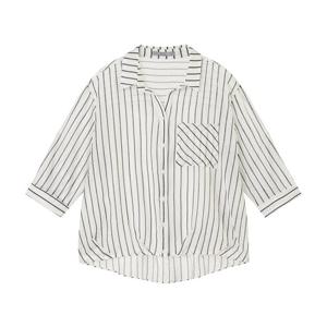 (아날도바시니) 스트라이프 셔츠 + 나시(AX09BL27S)