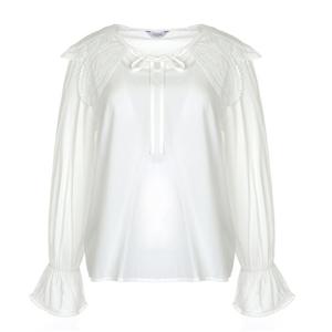 (레코브) 레이스 프릴 카라 블라우스(LC31C9BL541X)