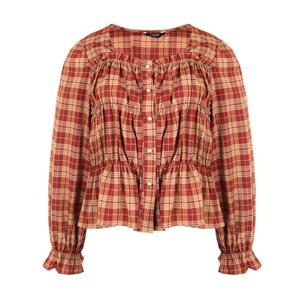 (레코브) 체크패턴스퀘어넥 블라우스(LC31CXBL547X)