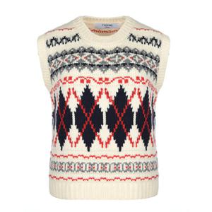 (레코브) 다이아패턴 니트 베스트(LC31CYKV909X)