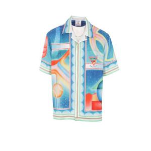 카사블랑카 반팔 셔츠 MPF25SH00301 RED