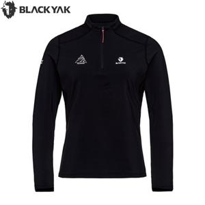 블랙야크 가을 여성 등산 집업 긴팔 티셔츠 트레일러닝 집업 긴팔티 1BYZTFU503BK