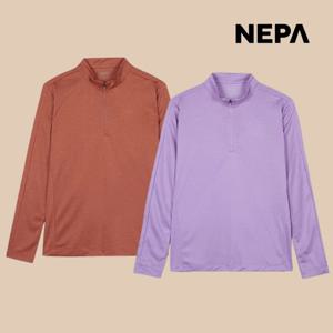 네파 여성 베이직 집업 티셔츠 반목 간절기 긴팔 등산티 7L65401