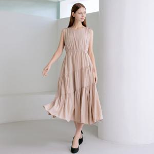 (레코브) 셔링 캉캉 슬리브리스 원피스(LC61C9OP557X)