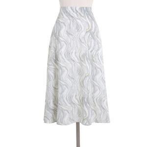 (예쎄) 쉬폰나염 플레어 롱스커트(S3SSK008A)