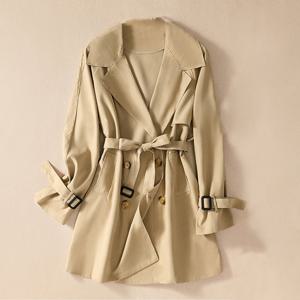 (예쎄) 하프기장 간절기 더블 트렌치코트(S4FCT004A)